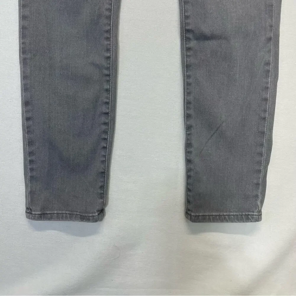 J. Crew Toothpick Jeans Size 26 Ankle gray wash denim